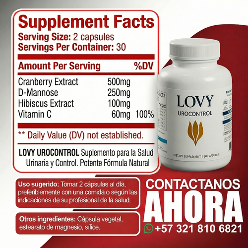 Kovgocy Lovy Urocontrol 60 Capsulas